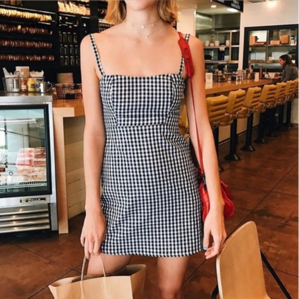 "Told You So" Classic Mini Gingham Checkered Dress - Picture 5 of 9